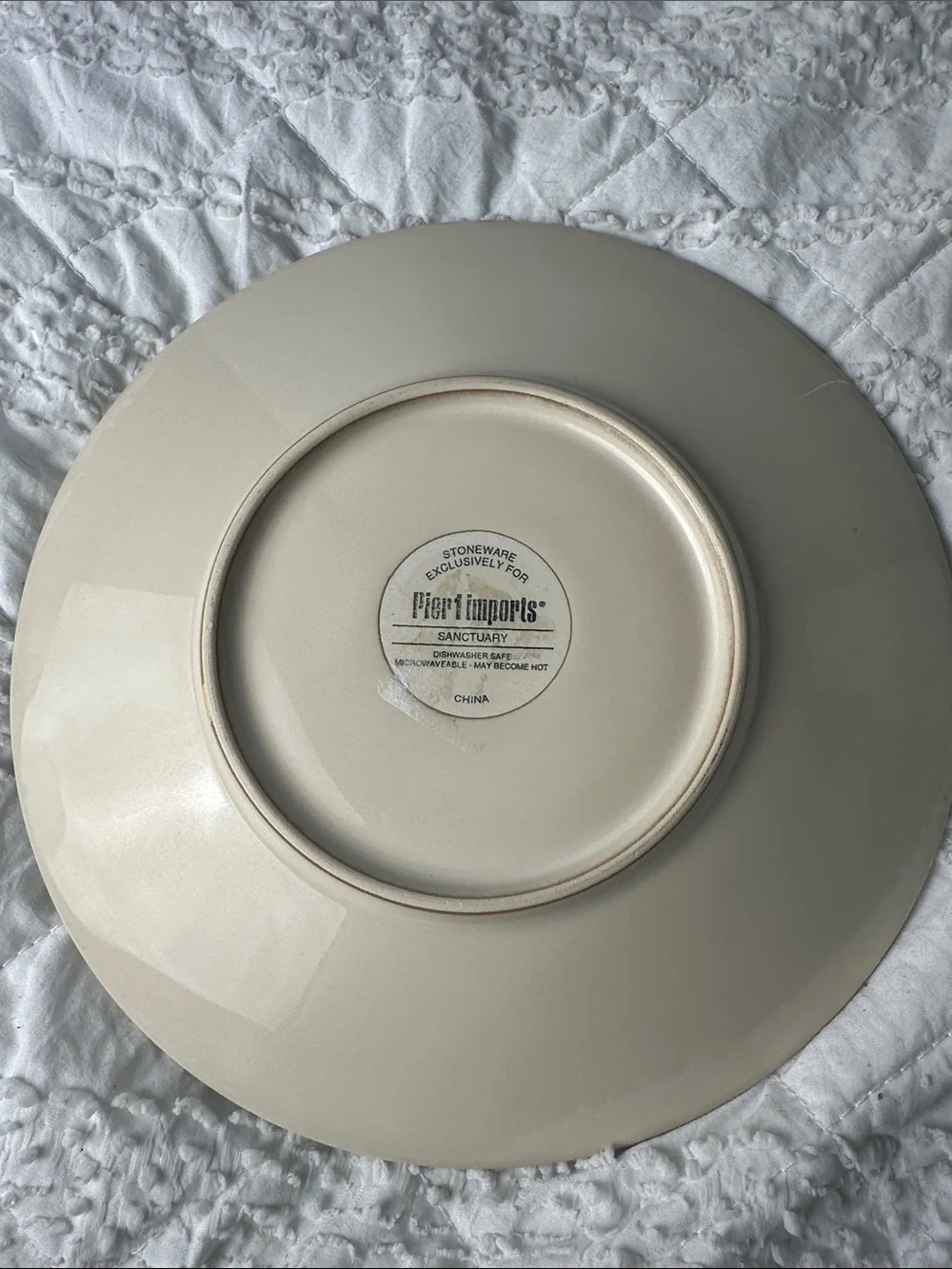 Pier 1 cream decorative